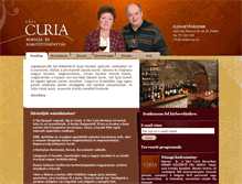 Tablet Screenshot of curia.hu