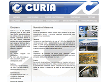 Tablet Screenshot of curia.com.ar
