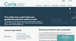 Desktop Screenshot of curia.dk