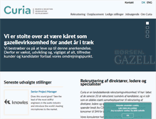 Tablet Screenshot of curia.dk