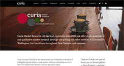 Desktop Screenshot of curia.co.nz
