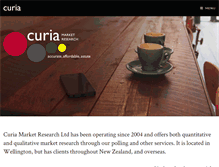 Tablet Screenshot of curia.co.nz